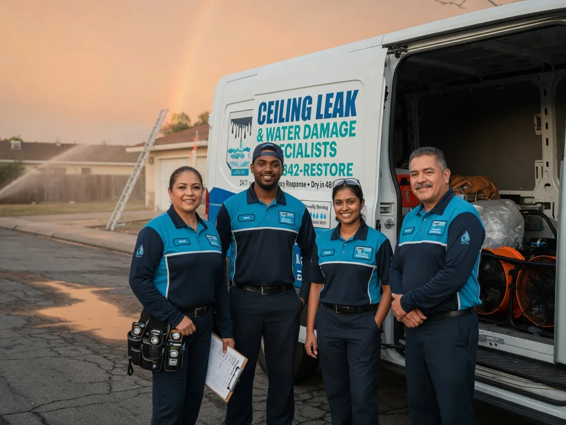 Ceiling Leak Cleanup company in Round O, SC